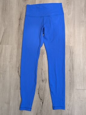 Lululemon Wunder Train 28" Leggings in Cerulean Blue